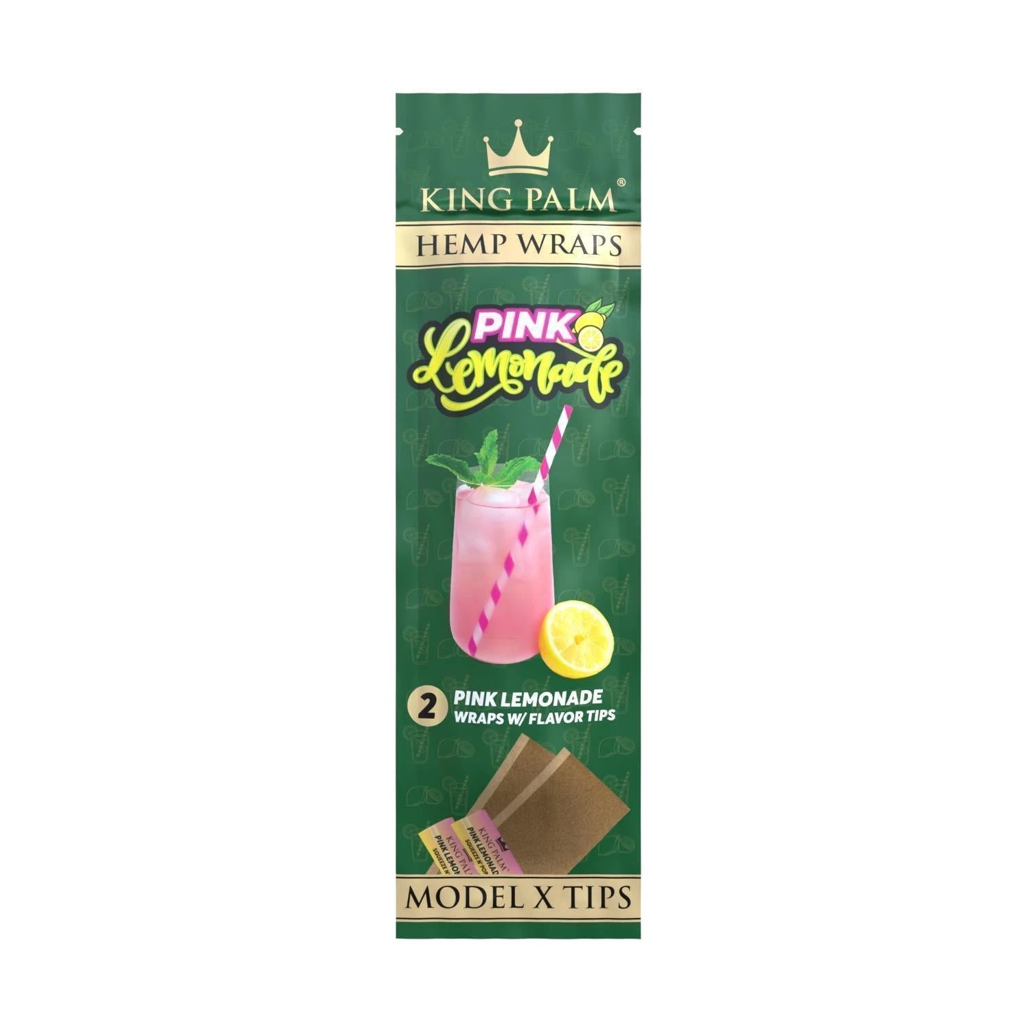 King Palm Hemp Wraps + Tips (2 Stück) King Palm